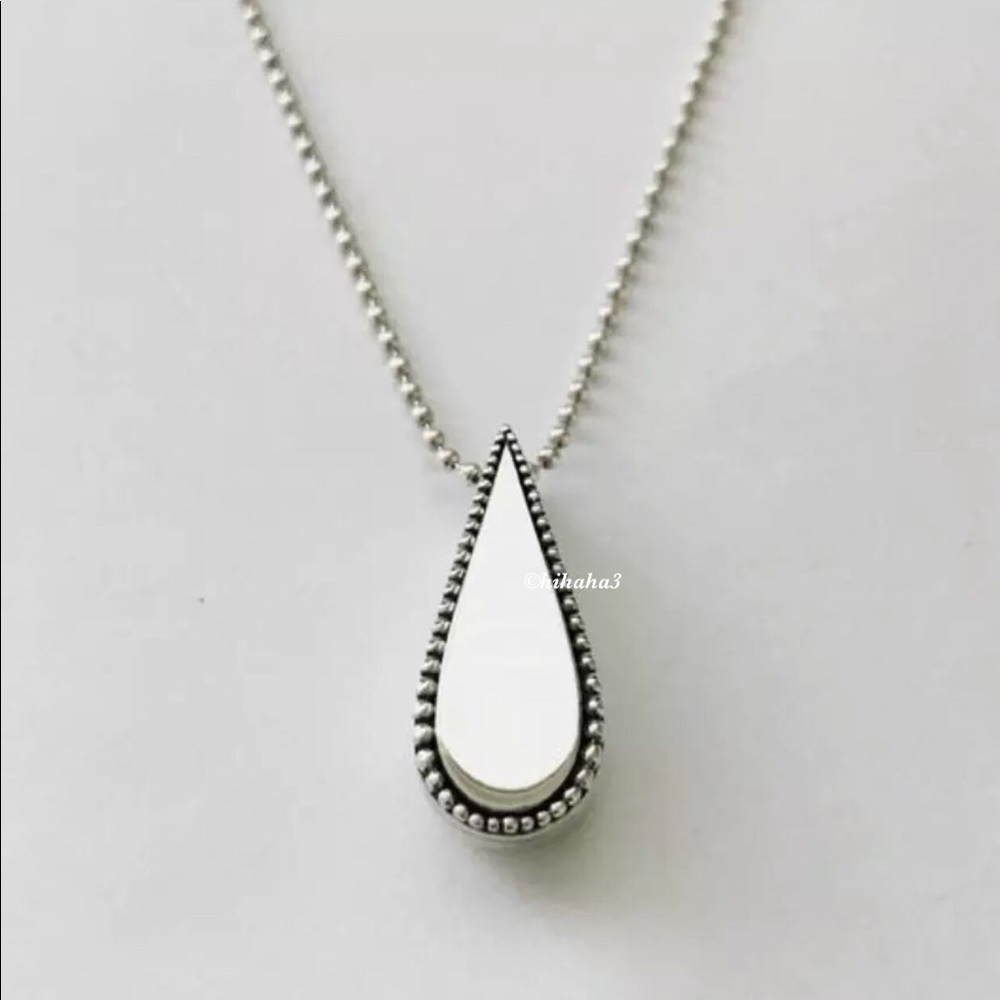Lagos Caviar Teardrop Necklace